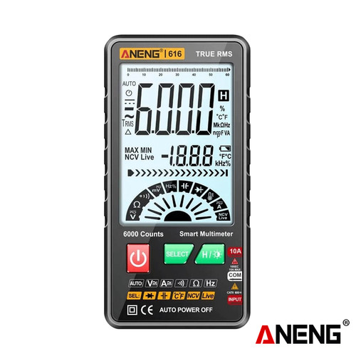 Aneng 616 Multimeter Digital Large Screen Multifunctional True Rms Ori