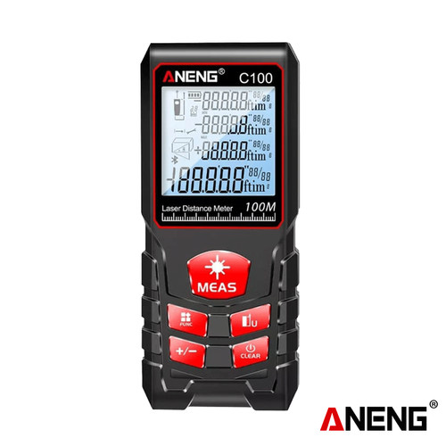 Aneng C100 Pengukur Jarak Dimensi Laser Distance 100 Meter Original