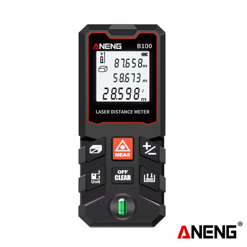 Aneng B100 Digital Laser Distance Meteran Pengukur Jarak 100 Meter Ori