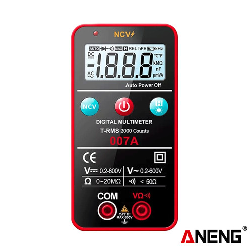 Aneng 007A Multimeter Digital AC DC Ammeter Volt NCV Diode Original