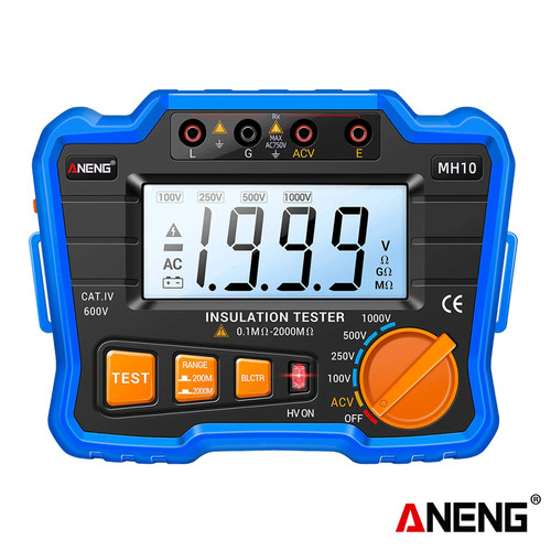 Aneng MH10 Digital Megohmmeter Megger Meter Insulation Earth Original