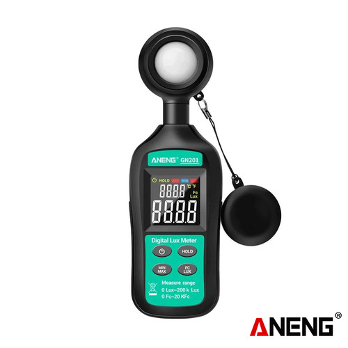 Aneng GN201 Digital Lux Meter 200K Lux Meter Photometer Uv Original