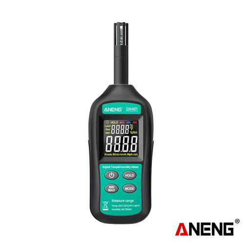 Aneng GN401 Digital Portable Thermometer Hygrometer Gauge Original