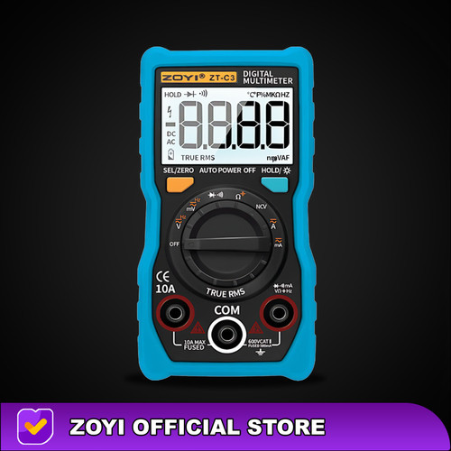 ZOYI ZT-C3 Avometer Digital Multimeter Digital Buzzer Capasitor Freque