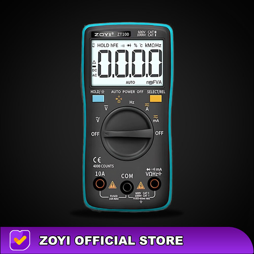 ZOYI ZT-100 Auto Multimeter Digital Multitester Avometer Original