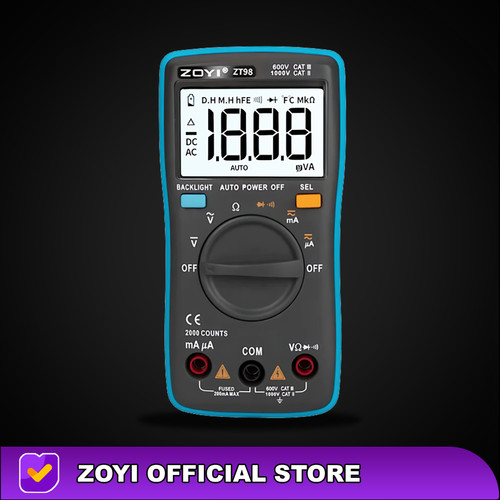 ZOYI ZT-98 Auto Multimeter Digital Multitester Avometer Original