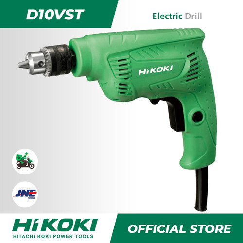 Hitachi Hikoki Drill / Bor Tangan Listrik Non Impact 450Watt D10VST