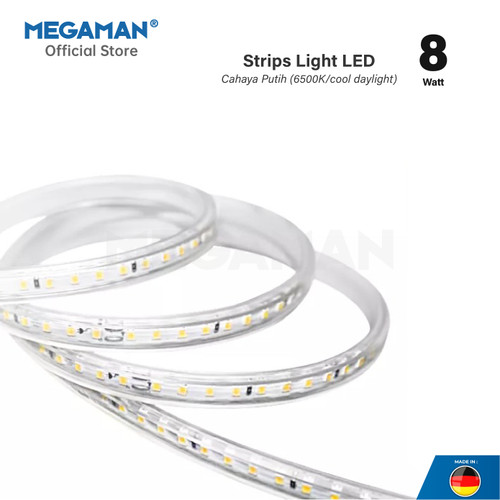 Lampu LED Strip Lights 8 Watt 6500K 1roll(50m) Megaman YTSLX02-PVC