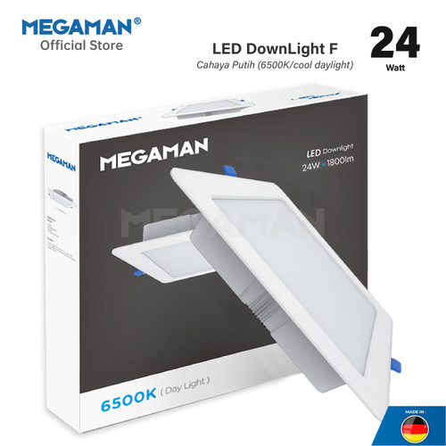 Lampu Plafon LED Downlight 24 Watt Megaman MQTL1119-F Putih