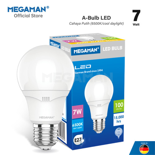 Lampu LED 7 Watt Megaman yta60z4 6500k Cahaya Putih