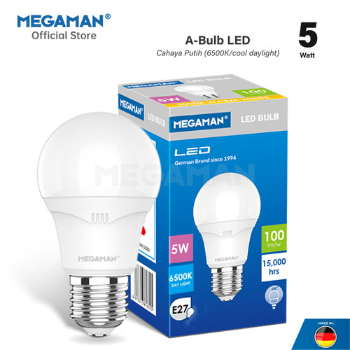 Lampu LED 5 Watt Megaman YTA55Z4 Bohlam Kuning