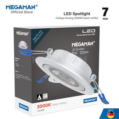 Lampu Spotlight LED 7 watt Megaman MQTL2048