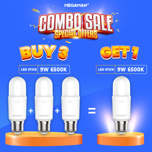 Buy 3 Get 1 Lampu LED Stick Megaman