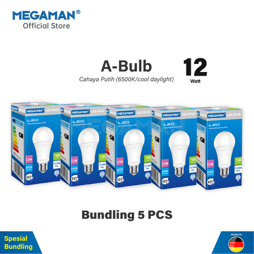 5 In 1 Lampu Bohlam LED 12 Watt Megaman YTA60Z2