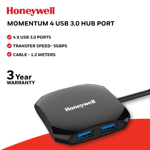 Honeywell 4 in 1 Momentum USB 3.0 Hub - 4 Port USB Hub