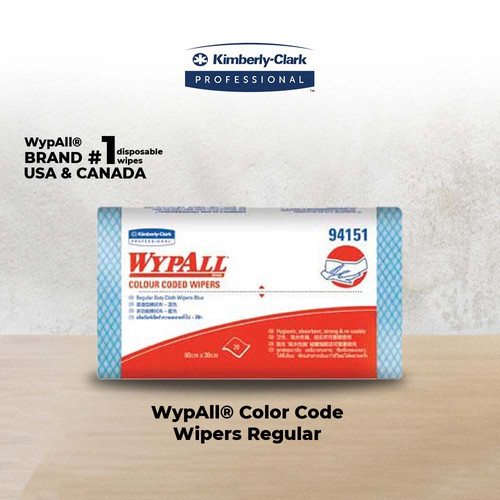 WypAll® Wipers Colour Coded Regular - Lap Dapur Serbaguna