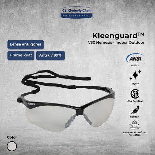 KleenGuard™ Eyewear V30 Nemesis Indoor Outdoo- Kacamata Safety Anti UV